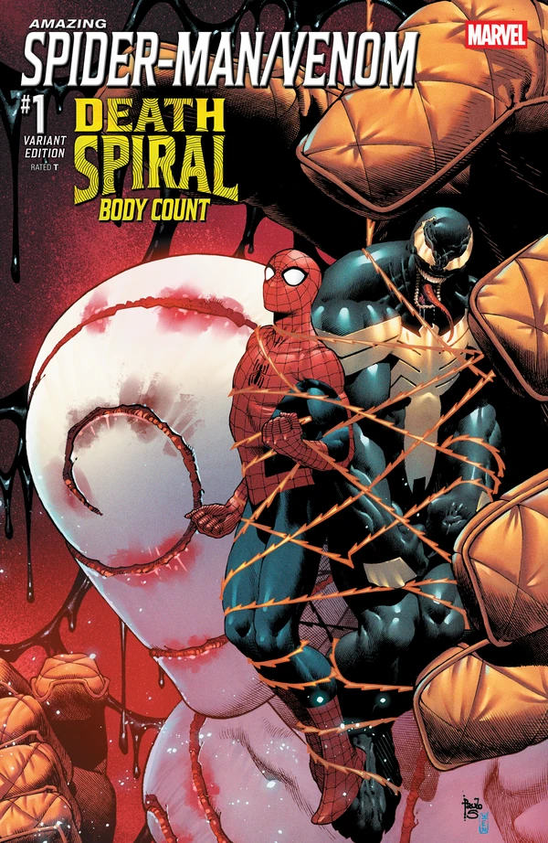 Amazing Spider-Man/Venom: Death Spiral - Body Count: Paulo Siqueira Variant #1 - Cover 4